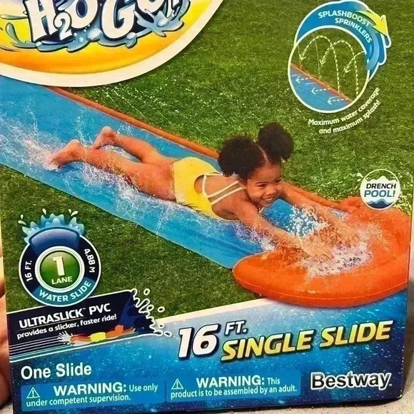 Bestway H2OGO! Single Slide 16 Feet Long - Picture 2 of 2